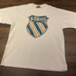K-Swiss Shoes Graphic Tee | Size XL | Vintage 1990s Promotional Branded White T-Shirt | Made in USA | Free Shipping to USA |
