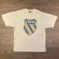 K-Swiss Shoes Graphic Tee | Size XL | Vintage 1990s Promotional Branded White T-Shirt | Made in USA | Free Shipping to USA |