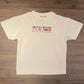 Mickey Mouse Sailing Gear Embroidered Graphic Tee | Size Large / XL | Vintage 2000s Promotional Cartoon White T-Shirt |Free Shipping to USA|