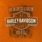 Harley Davidson Orlando, Florida Graphic Tee | Size XL | Vintage 2000s Retro Biker Motorcycle Orange T-Shirt | Free Shipping to USA |