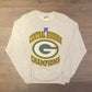 Green Bay Packers 1996 Division Champions Graphic Crewneck | Size Large | Vintage 1990s NFL Football Grey Sweater | Free Shipping to USA|