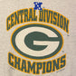 Green Bay Packers 1996 Division Champions Graphic Crewneck | Size Large | Vintage 1990s NFL Football Grey Sweater | Free Shipping to USA|