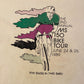 The 2nd Annual MS 150 Bike Tour Graphic Tee | Size Large | Vintage 1980s Single Stitch White T-Shirt | Made in USA | Free Shipping to USA |