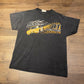Tony Stewart Consistency NASCAR Racing Graphic Tee | Size Large | Vintage 2000s Racing Black T-Shirt | Free Shipping to USA |