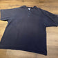 Champion Blank Graphic Tee | Size XX-Large | Vintage 2000s Branded Blue T-Shirt | Blank Champion | Free Shipping to USA |