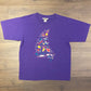 Canadian Summer, Ontario Graphic Tee | Size Small | Vintage 1990s Promotional Single Stitch Purple T-Shirt | Free Shipping to USA |