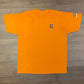 Budweiser Athletics Sport Graphic Tee | Size X-Large | Vintage 1990s Alcohol Promotional Orange T-Shirt | Free Shipping to USA |