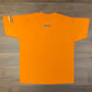 Budweiser Athletics Sport Graphic Tee | Size X-Large | Vintage 1990s Alcohol Promotional Orange T-Shirt | Free Shipping to USA |