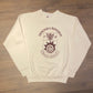 McMaster University Engineering & Management Graphic Crewneck | Size Large | Vintage 1980s University White Sweater | Free Shipping to USA|