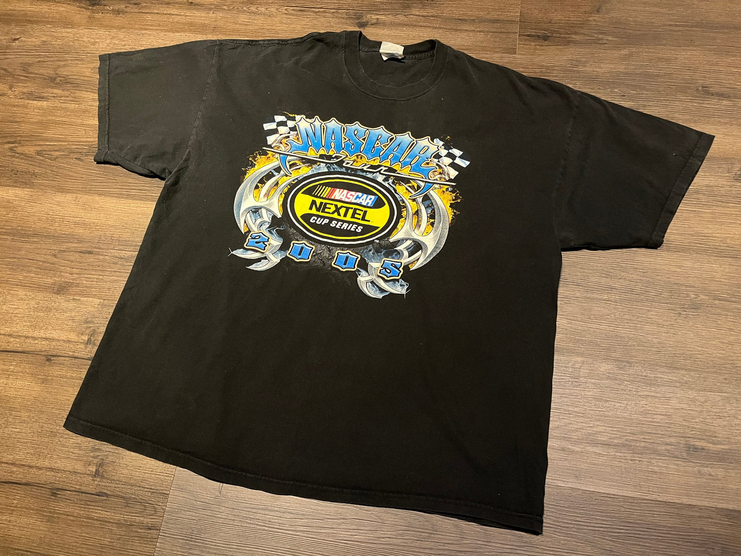 NASCAR Nextel Cup Series 2005 Racing Graphic Tee | Size XXXL | Vintage 2000s Retro Racing Black T-Shirt | Free Shipping to USA |