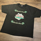 Paradise Casino Texas Hold 'Em Graphic Tee | Size X-Large | Vintage 2000s Promotional Black T-Shirt | Toronto, Ontario|Free Shipping to USA|