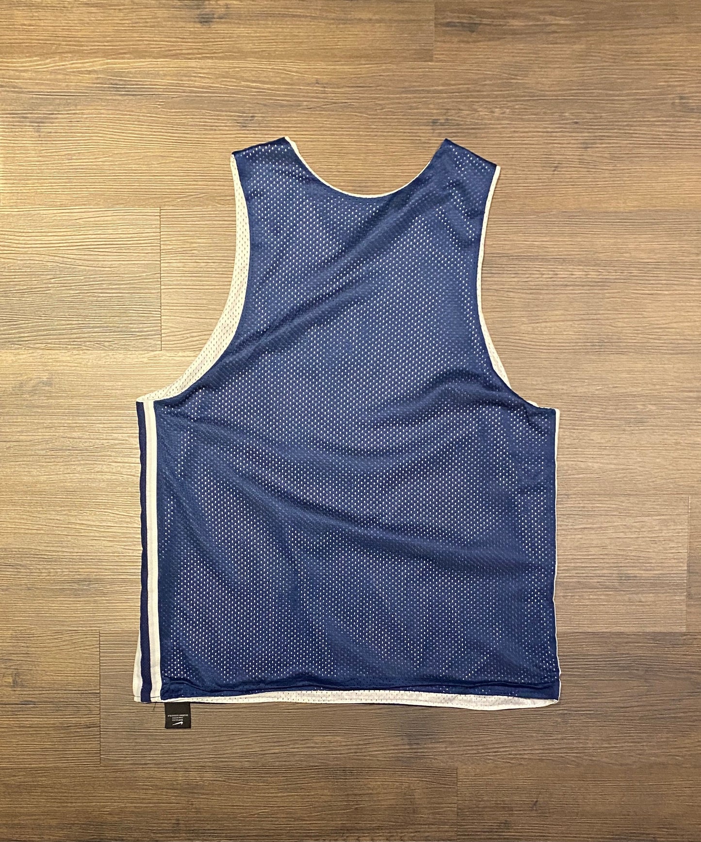 Nike Basketball Reversible Basketball Jersey | Size Medium | Vintage 2000s Blue & White Tank Top T-Shirt | Free Shipping to USA |