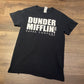 The Office Dunder Mifflin Paper Company Graphic Tee | Size Small | Vintage 2000s Television Series Black T-Shirt | Free Shipping to USA |