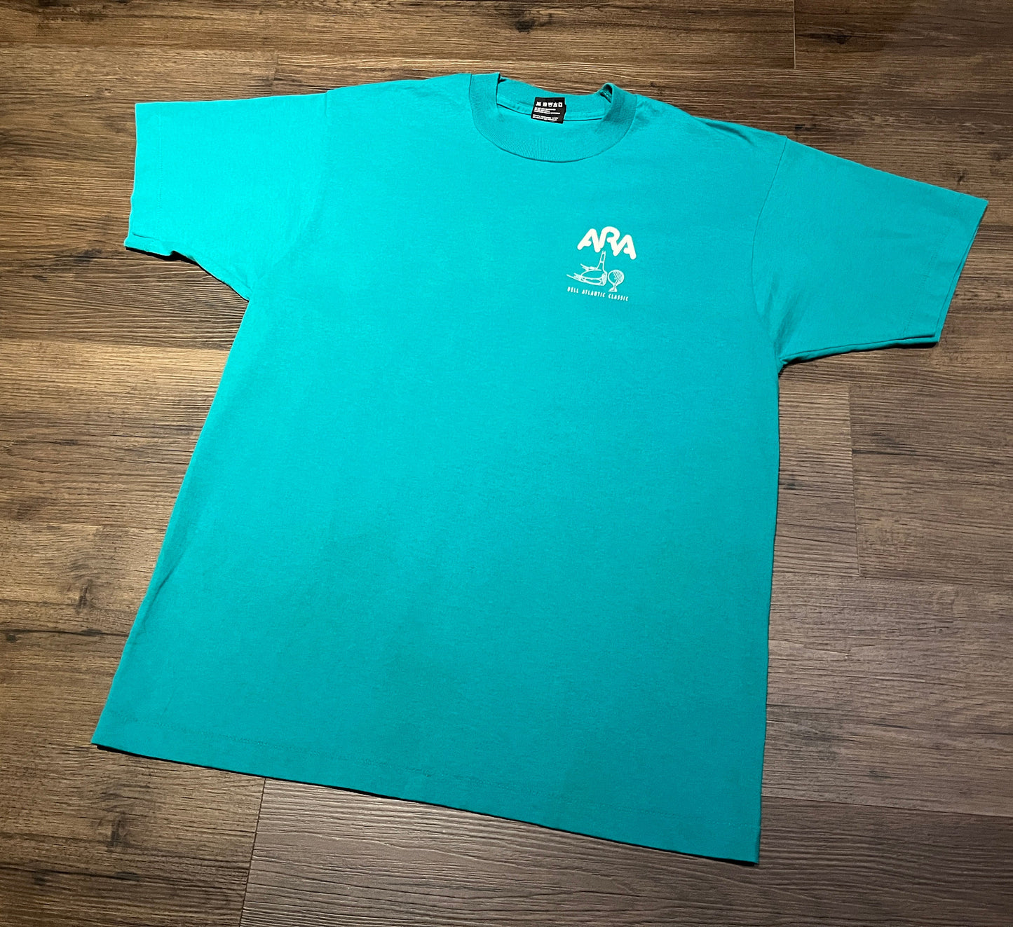 ARA Bell Atlantic Classic Graphic Tee | Size Large | Vintage 1990s Golf Tournament Single Stitch T-Shirt | Made in USA|Free Shipping to USA|