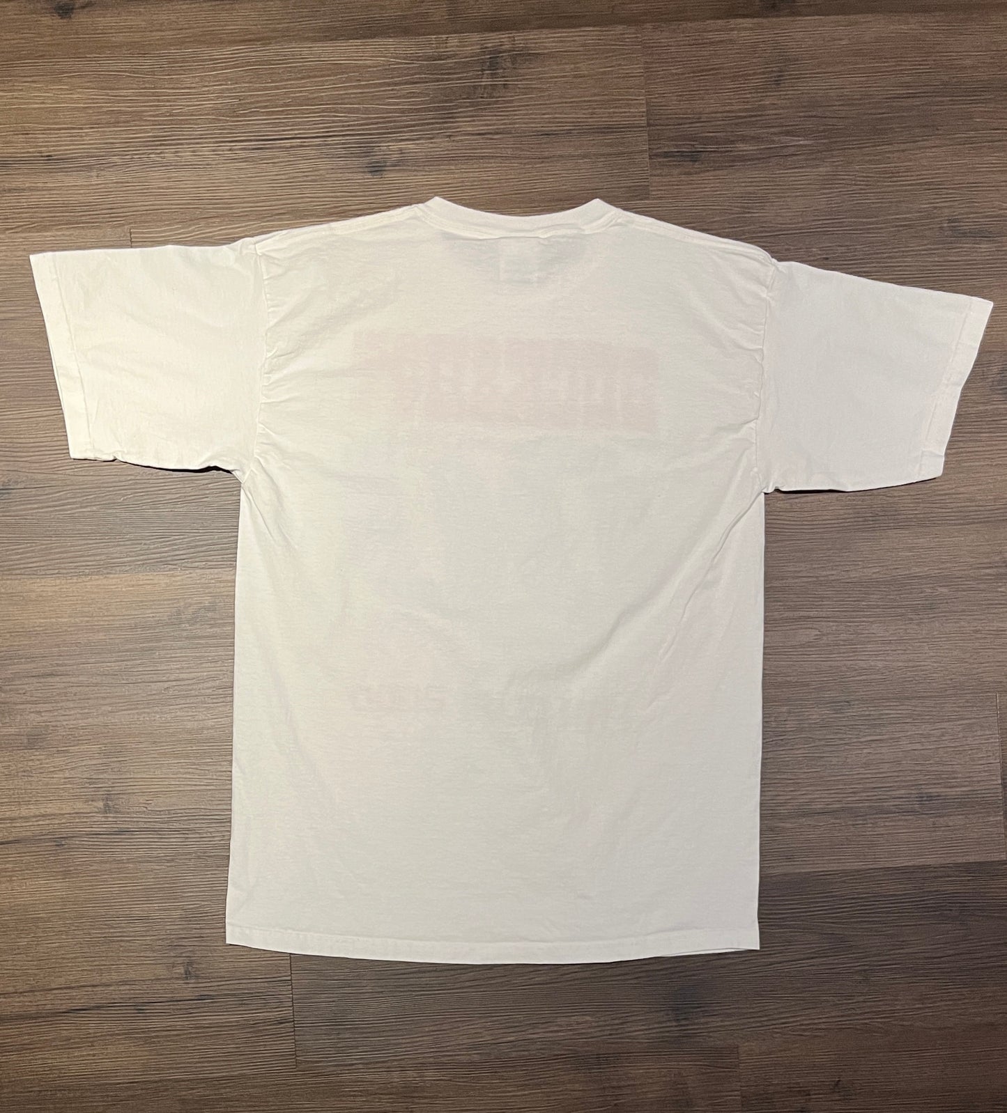 Buckshot Racing Fan Club 2000 Graphic Tee | Size X-Large | Vintage 2000s Racing White T-Shirt | Free Shipping to USA |