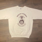 McMaster University Engineering & Management Graphic Crewneck | Size Large | Vintage 1980s University White Sweater | Free Shipping to USA|