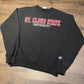 St. Cloud State University Graphic Crewneck | Size Small | Vintage 2000s College Black Sweater | St. Cloud, Minnesota |Free Shipping to USA|