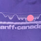 Banff British Columbia, Canada Graphic Tee | Size Large | Vintage 1990s Tourist Single Stitch Purple T-Shirt | Free Shipping to USA |