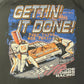 Tony Stewart NASCAR Joe Gibbs Racing Graphic Tee | Size XX-Large | Vintage 2000s NASCAR Racing Black T-Shirt | Free Shipping to America |