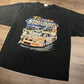Tony Stewart NASCAR Joe Gibbs Racing Graphic Tee | Size XX-Large | Vintage 2000s NASCAR Racing Black T-Shirt | Free Shipping to America |