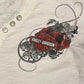 Harley Davidson Peterborough, Ontario Graphic Tee | Size Large | Vintage 2000s Biker Motorcycle White T-Shirt | Free Shipping to USA |