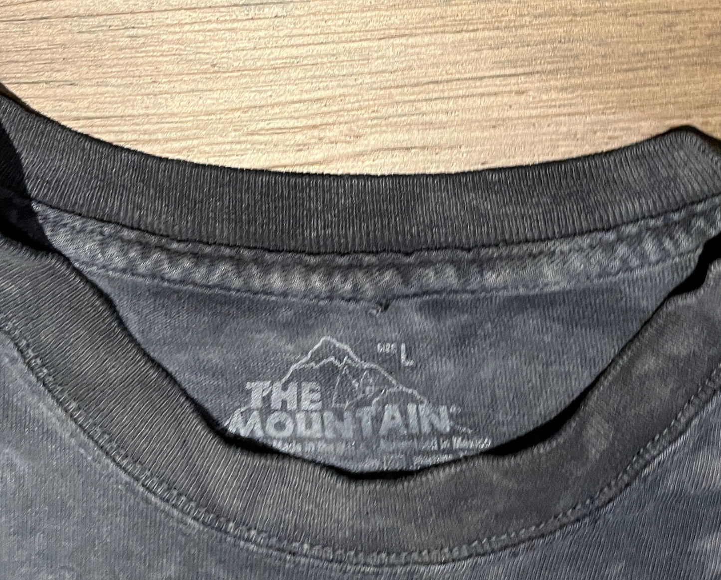 Bear All Over Print Graphic Tee | Size Large | Vintage 2000s Promotional Big Print Black T-Shirt | The Mountain Tag | Free Shipping to USA |