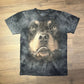Bear All Over Print Graphic Tee | Size Large | Vintage 2000s Promotional Big Print Black T-Shirt | The Mountain Tag | Free Shipping to USA |