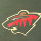 Minnesota Wild Hockey Graphic Hoodie | Size Medium | Vintage 2000s NHL Hockey Green T-Shirt | CSA Neck Tag | Free Shipping to USA |
