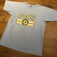 Allegheny College Gators Soccer Graphic Tee | Size X-Large | Vintage 1990s Made in USA Blue Champion T-Shirt | Free Shipping to USA |