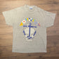 Daytona Beach Tourist Graphic Tee | Size X-Large | Vintage 1990s Single Stitch Tourist Grey T-Shirt | Made in USA | Free Shipping to USA |
