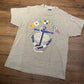 Daytona Beach Tourist Graphic Tee | Size X-Large | Vintage 1990s Single Stitch Tourist Grey T-Shirt | Made in USA | Free Shipping to USA |