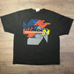 Jeff Gordon Bringing The Heat NASCAR Racing Graphic Tee | Size X-Large | Vintage 2000s Racing Black T-Shirt | Free Shipping to USA |