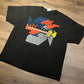 Jeff Gordon Bringing The Heat NASCAR Racing Graphic Tee | Size X-Large | Vintage 2000s Racing Black T-Shirt | Free Shipping to USA |