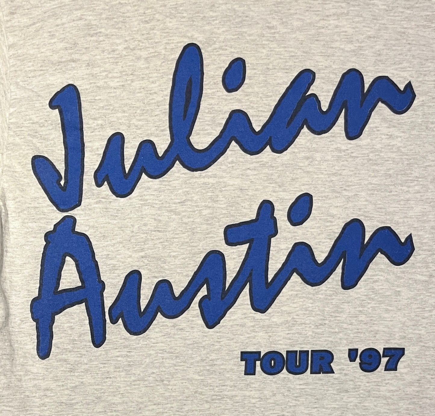 Julian Austin What My Heart Already Knows Tour 1997 Graphic Tee | Size Large | Vintage 1990s Canadian Country T-Shirt |Free Shipping to USA|