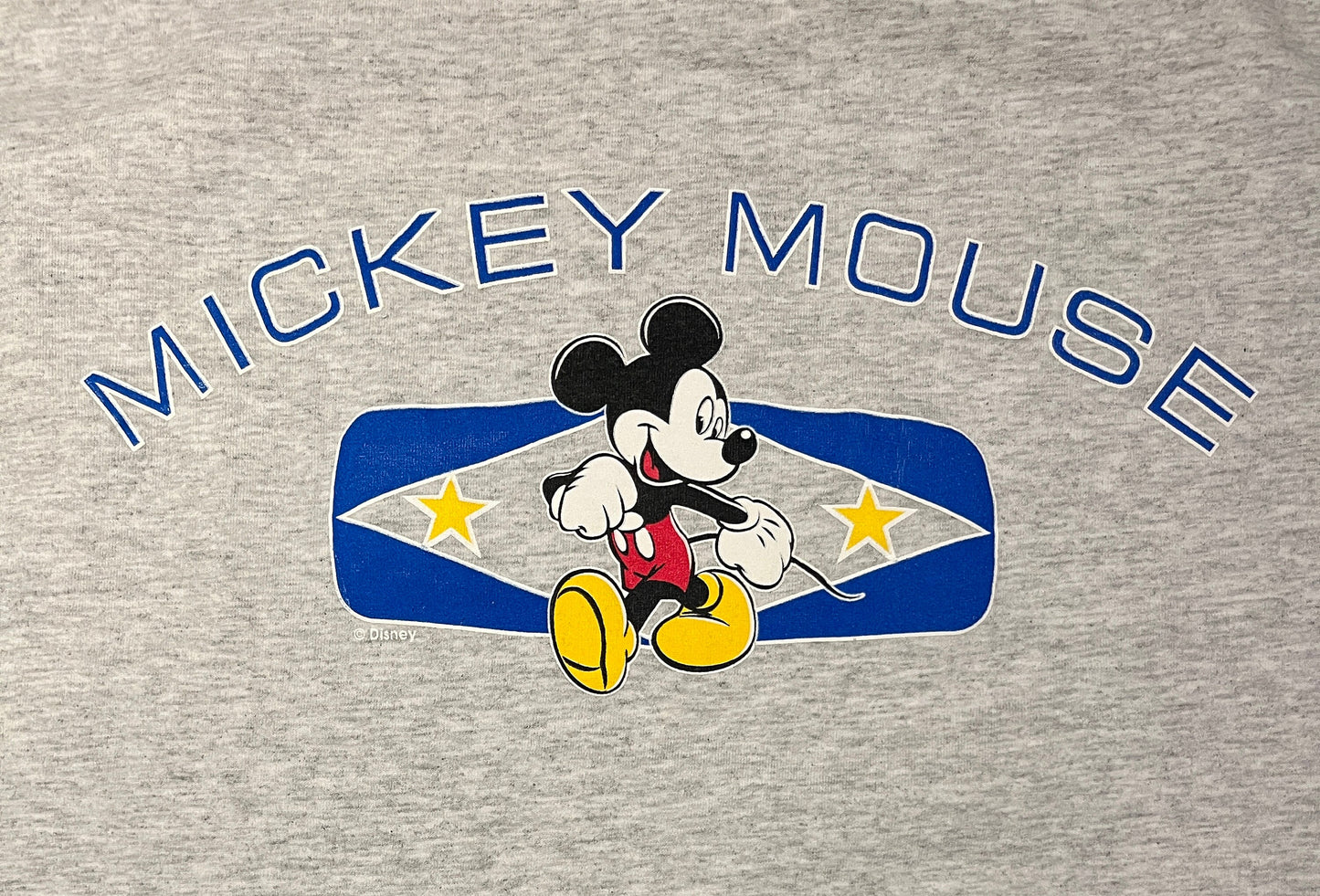 Mickey Mouse Graphic Tee | Size Large | Vintage 2000s Grey Disney Cartoon T-Shirt | Made in USA | Free Shipping to USA |