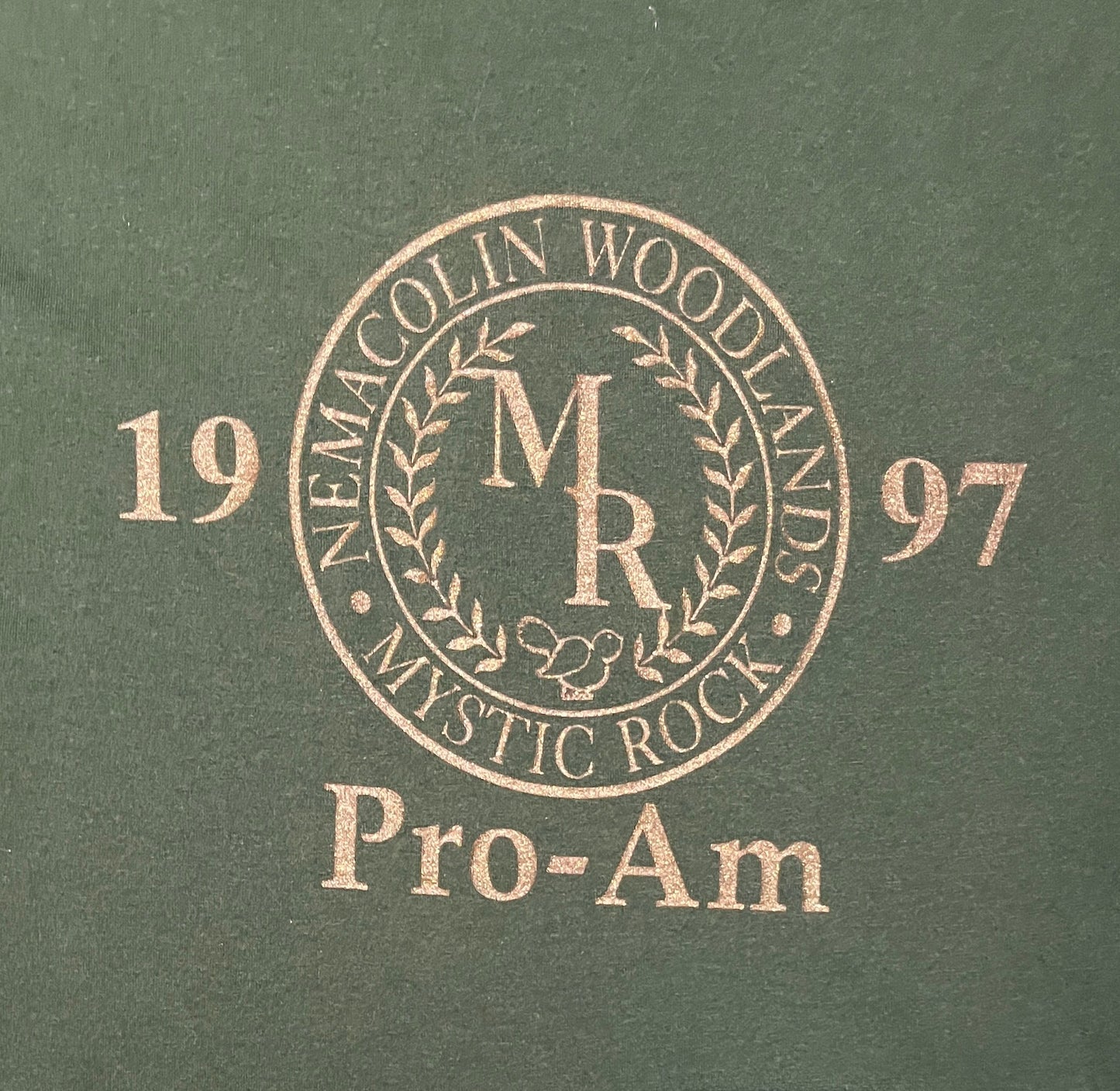 Nemacolin Woodlands Gymnastic Rock Pro-Am Graphic Tee | Size X-Large | Vintage 1990s Made in USA Green T-Shirt | Free Shipping to USA |