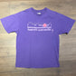 Banff British Columbia, Canada Graphic Tee | Size Large | Vintage 1990s Tourist Single Stitch Purple T-Shirt | Free Shipping to USA |