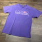 Banff British Columbia, Canada Graphic Tee | Size Large | Vintage 1990s Tourist Single Stitch Purple T-Shirt | Free Shipping to USA |