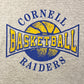 Cornell Raiders Basketball Graphic Tee | Size X-Large | Vintage 2000s College Basketball Grey T-Shirt | Free Shipping to USA |