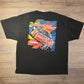 Jeff Gordon Bringing The Heat NASCAR Racing Graphic Tee | Size X-Large | Vintage 2000s Racing Black T-Shirt | Free Shipping to USA |