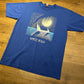 Myrtle Beach Sailboats Graphic Tee | Size X-Large | Vintage 1990s Single Stitch Tourist Blue T-Shirt | Made in USA | Free Shipping to USA |