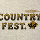 Country Fest '94 Graphic Tee | Size Medium | Vintage 1990s Single Stitch Country Music Grey T-Shirt |