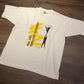 MACC State Cheerleading Championship Graphic Tee | Size X-Large | Vintage 1990s Single Stitch White T-Shirt |