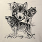 Wolfpack Scenic Graphic Tee | Size X-Large | Vintage 1990s Single Stitch Wolf Animal White T-Shirt | Made in USA | Free Shipping to USA |