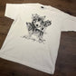 Wolfpack Scenic Graphic Tee | Size X-Large | Vintage 1990s Single Stitch Wolf Animal White T-Shirt | Made in USA | Free Shipping to USA |