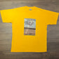 Dale Earnhardt Watching Over Graphic Tee | Size X-Large | Vintage 2000s Yellow NASCAR Racing T-Shirt | Free Shipping to USA |