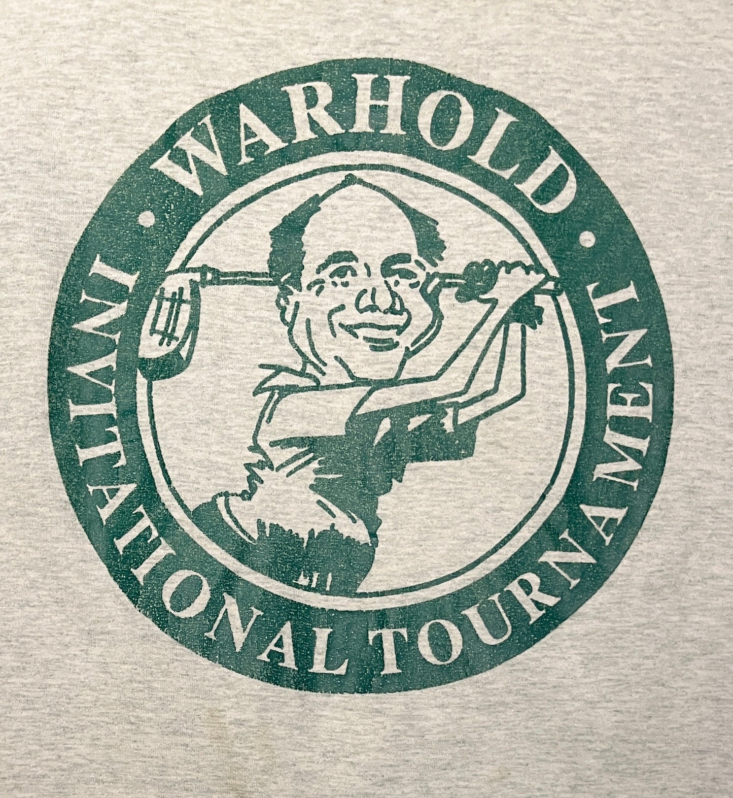 Warhold Invitational Tournament Golf Graphic Tee | Size Large | Vintage 1990s Golf Tournament Single Stitch T-Shirt | Free Shipping to USA |