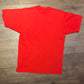 United States Army Corps of Engineers Detroit District Graphic Tee | Size Large | Vintage 1990s Military Red T-Shirt | Free Shipping to USA|