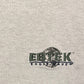 Ebtek Eddie Bauer Embroidered Graphic Tee | Size Large | Vintage 2000s Branded Promotional Grey T-Shirt |
