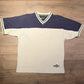 Ebtek Eddie Bauer Embroidered Graphic Tee | Size Large | Vintage 2000s Branded Promotional Grey T-Shirt |